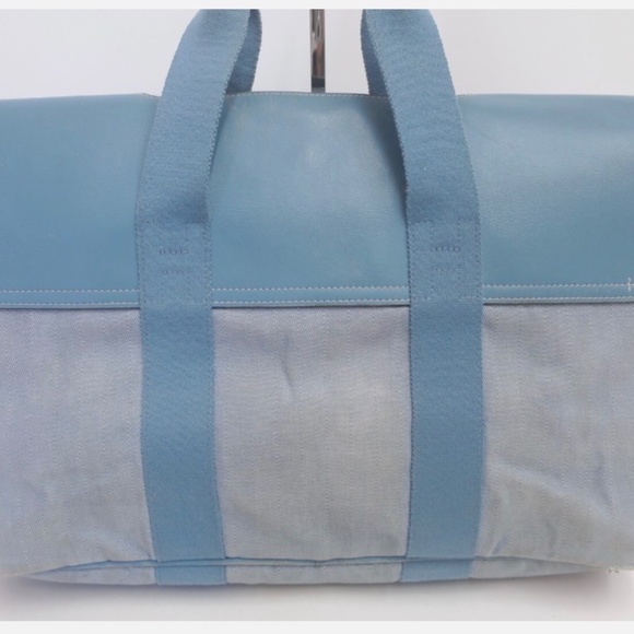 Hermes Valparaiso Toile Handbag Authentic - Picture 2 of 7